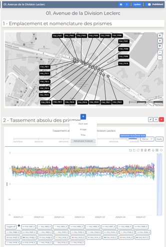 reporting Drag & drop