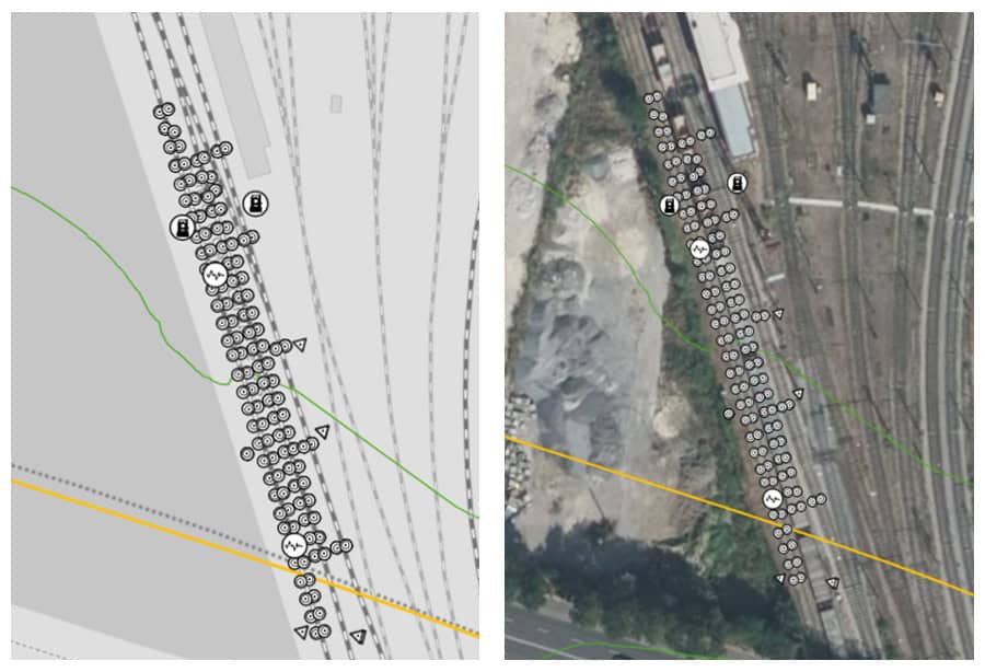 Analyse de données géospatiales pour gestion de réseaux ferroviaires.