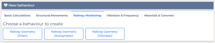 Panneau de contrôle de la surveillance ferroviaire UBY pour la gestion des géométries de voies.